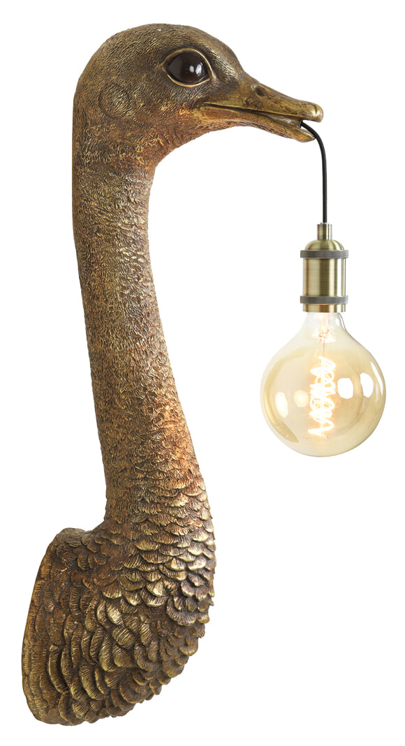 Light & Living Wandlamp Ostrich 72cm - Antiek Brons | Light & Living