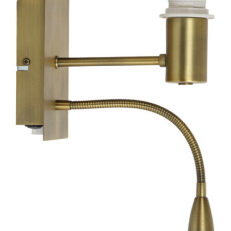 Light & Living Wandlamp Regina met LED-flex - Antiek Brons | Light & Living
