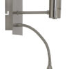 Light & Living Wandlamp Regina met LED-flex - Nikkel Satijn | Light & Living