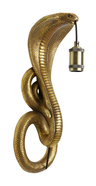 Light & Living Wandlamp Snake 52cm hoog - Antiek Brons | Light & Living