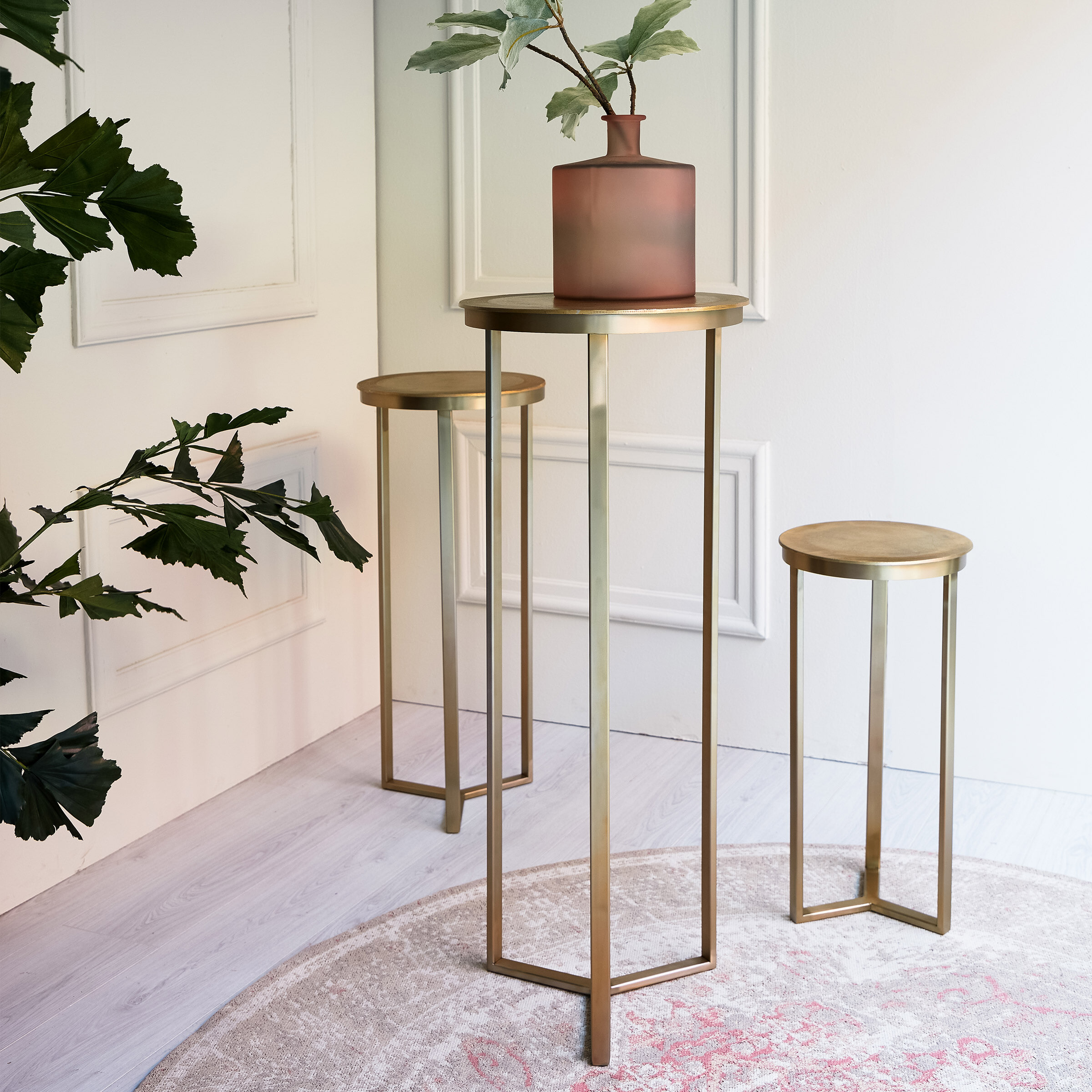 Light & Living Zuil Retiro 101cm hoog - Goud - Rond | Light & Living