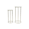 Light & Living Zuil Ricardo Set van 2 stuks - Wit - Rond | Light & Living