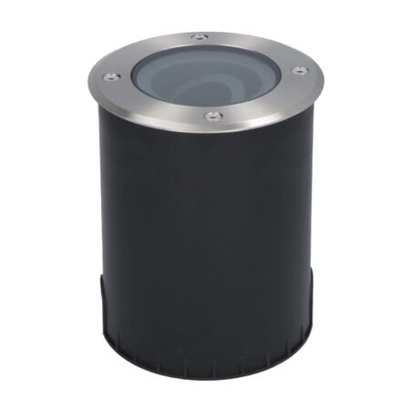 Lilly LED Grondspot - Dimbaar - Kantelbaar - GU10 fitting - Rond - IK10 - Tuinspot - Oprit - RVS - IP67 waterdicht | HOFTRONIC