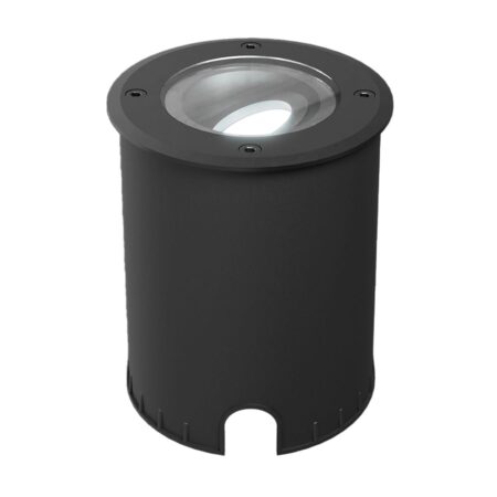 Lilly dimbare LED Grondspot - Kantelbaar - Overrijdbaar - Rond - 6500K daglicht wit - IP67 waterdicht - 3 jaar garantie - Zwart | HOFTRONIC