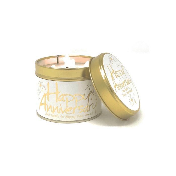 Lily Flame Geurkaars in blik-happy anniversary | Lily Flame