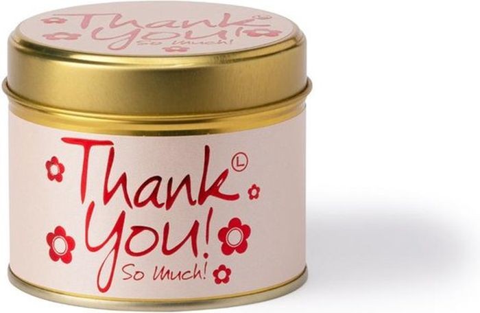 Lily Flame Geurkaars in blik thank you | Lily Flame