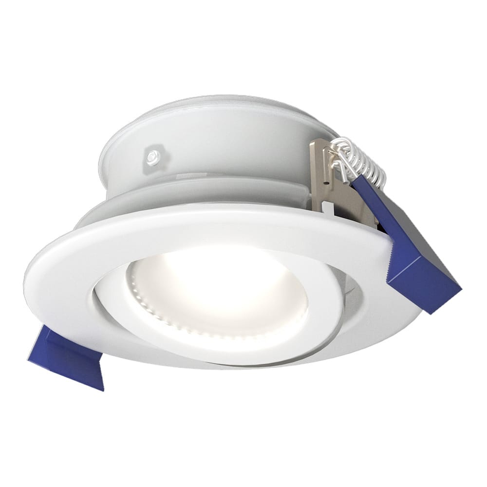 Lima LED inbouwspot - 4 Watt 345 Lumen - 6500K daglicht wit - GU10 - Dimbaar - Rond - Kantelbaar - IP65 Waterdicht - Wit - Voor binnen