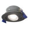 Lima LED inbouwspot - 4 Watt 345 Lumen - 6500K daglicht wit - GU10 - Dimbaar - Rond - Kantelbaar - IP65 Waterdicht - Zwart - Voor binnen