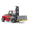 Linde HT160 met pallet en 3 pallet boxen van Bruder | Bruder