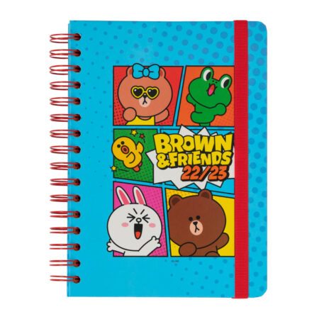 Line Friends Schoolagenda 2022-2023 (A5) | LINE FRIENDS