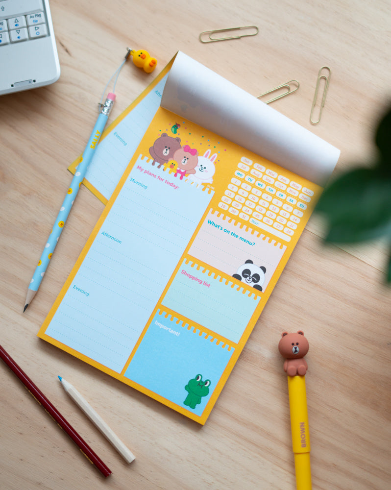 Line Friends To-do Notepad | LINE FRIENDS