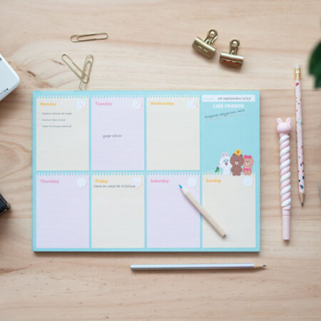 Line Friends Weekplanner | LINE FRIENDS