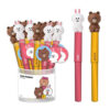 Line Friends pen met 3D figuurtje - Diverse | LINE FRIENDS