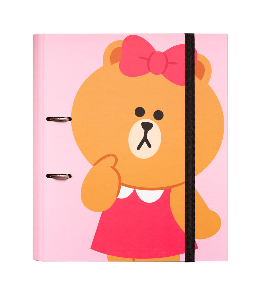 Line Friends ringband (2 rings) multomap - Choco | LINE FRIENDS