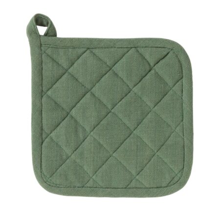 Linen And More Pannenlap Indi Army Green 20 X 20 Cm |