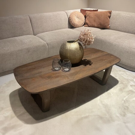 Livingfurn Deens Ovale Salontafel Cortez Mangohout