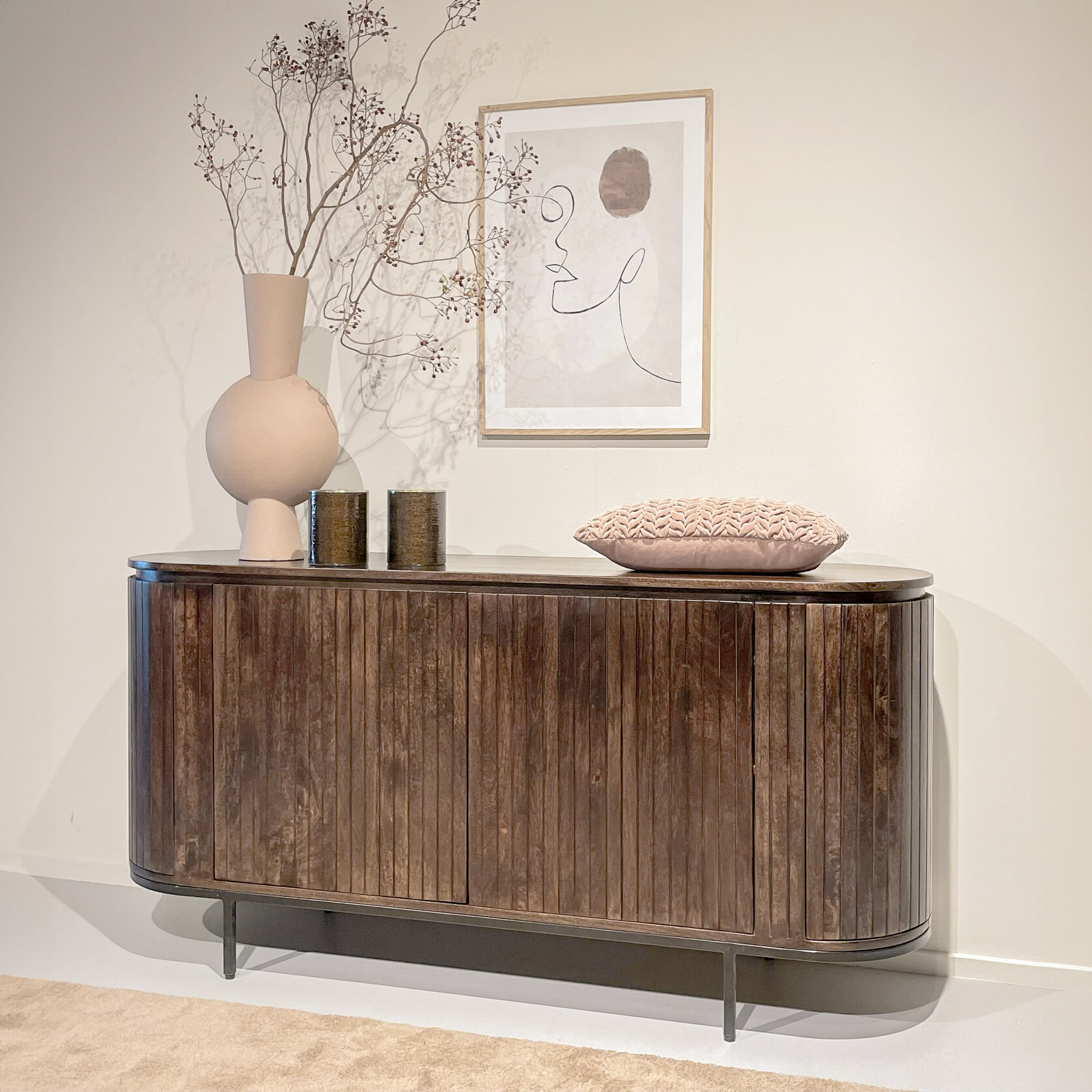 Livingfurn Dressoir Noor Mangohout