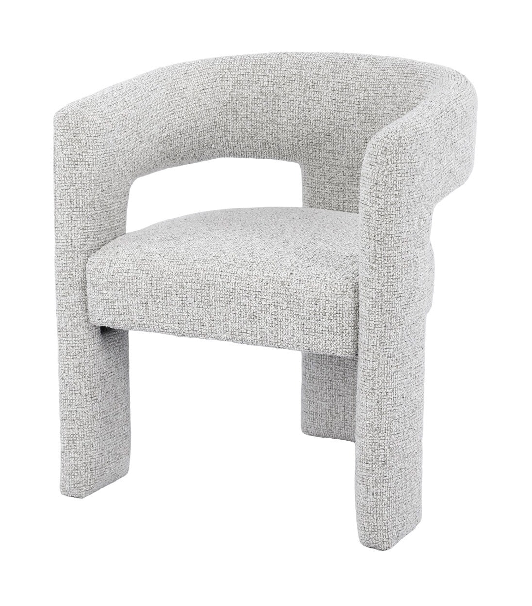 Livingfurn Eetkamerstoel Aurelia Structuurstof - Beige | Livingfurn