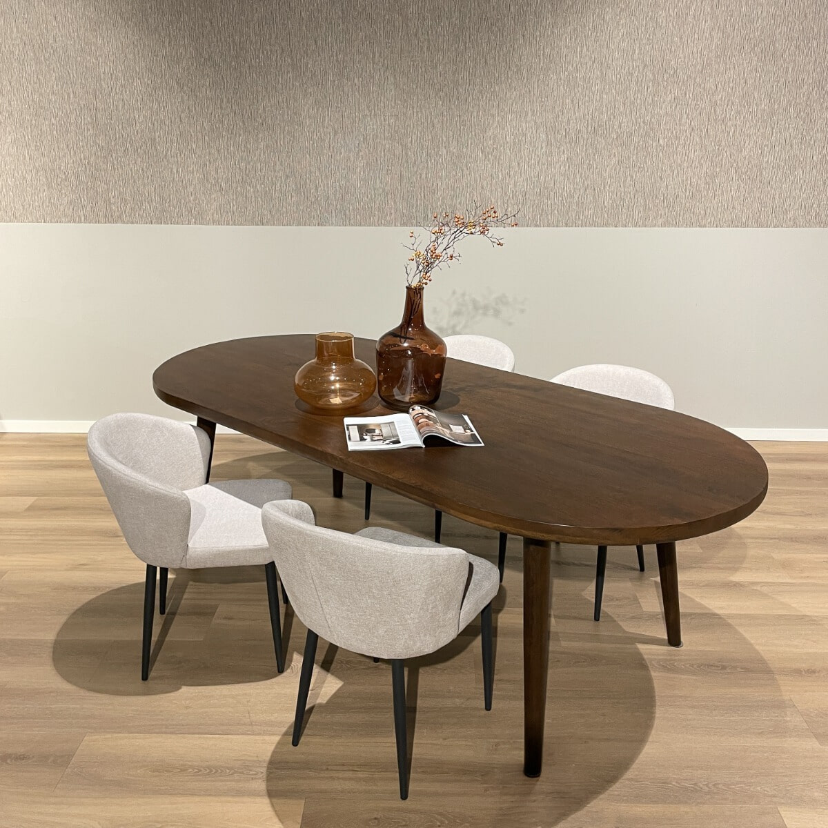 Livingfurn Eettafel Beaunan Mangohout