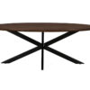 Livingfurn Ovale Eettafel Lifestyle Mangohout