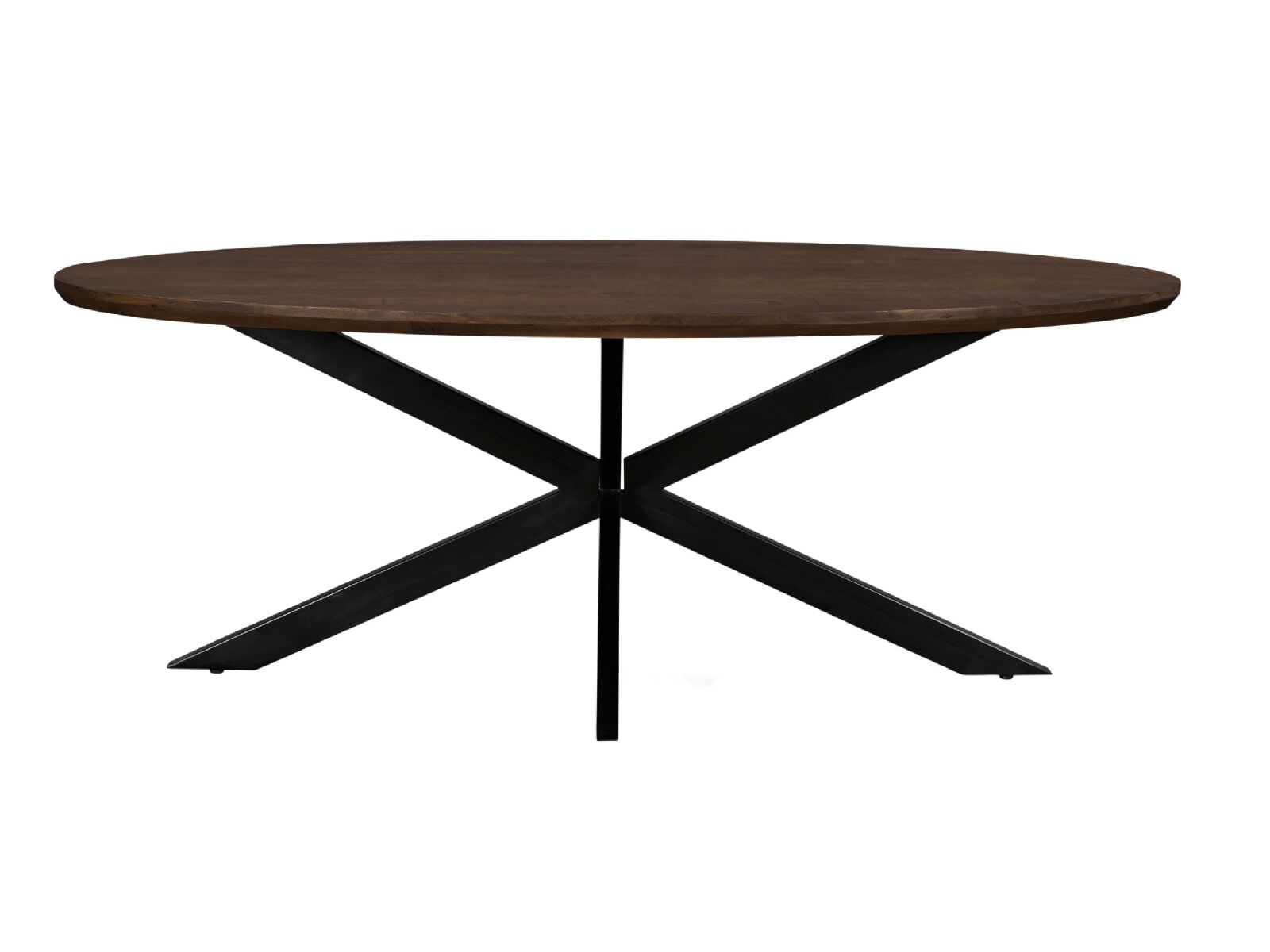 Livingfurn Ovale Eettafel Lifestyle Mangohout