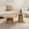 Livingfurn Ronde Salontafel Novero Eiken
