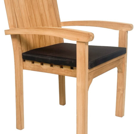 Livingfurn Tuinstoel Marco Teakhout - Bruin | Livingfurn