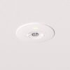 Locus - LED Inbouwspot Noodverlichting Wit - 2 Watt 300 Lumen - Verwisselbare Lens - IP20 voor binnen - 3 uur noodaccu (3300mAh) - 6500K daglicht wit | HOFTRONIC