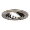 Lublin LED inbouwspot - 4 Watt 345 Lumen - 6500K Daglicht wit - GU10 - Dimbaar - Rond - Kantelbaar - IP20 Stofdicht - RVS | HOFTRONIC