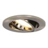 Lublin LED inbouwspot - 4 Watt 345 lumen - 2700K Warm wit - GU10 - Dimbaar - Rond - Kantelbaar - IP20 Voor binnen - RVS | HOFTRONIC
