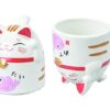 Lucky Cats Geluksbeker - The Oriental Shop - 350ml - 8.5 x 9.8cm | Tokyo Design Studio