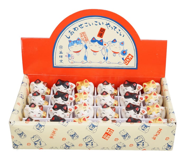 Lucky Cats Katten Figuur - 3 cm | Tokyo Design Studio