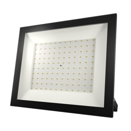 Lumos LED Breedstraler - 100 watt 10.070 Lumen (100lm/W) - 4000K neutraal wit - IP65 waterdicht - LED schijnwerper met kantelbare beugel | HOFTRONIC