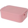 Lunchbox kunststof met clips 20x14x7cm | Merkloos