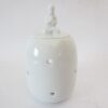 Luxe oliebrander Meditatie Boeddha wit | Dragon Euro Trade