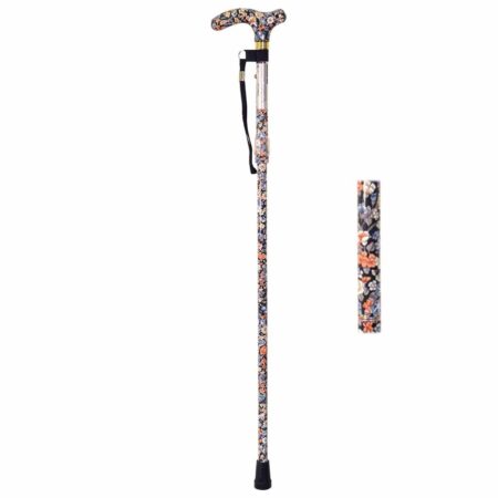 Luxe opvouwbare wandelstok (verschillende designs) | Maak een keuze : Japanse bloemen | ThuiszorgwinkelXL