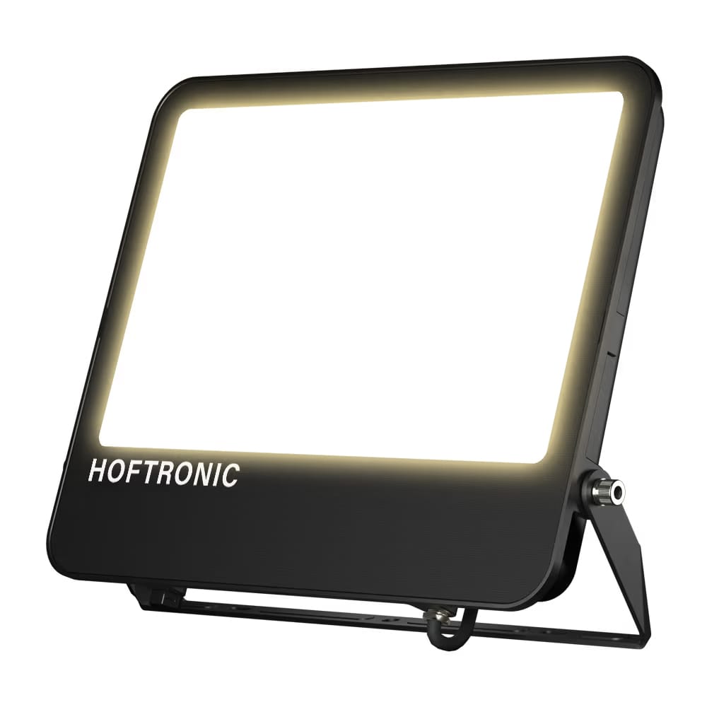 Luxor V2 LED Breedstraler - 200 watt - 28.000 lumen - 140lm/W - IP65 waterdicht - 3000K warm wit licht - 5 jaar garantie | HOFTRONIC