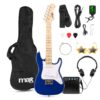 MAX GigKit Junior 1/4 - Elektrische kindergitaar - Complete starterset | MAX