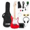 MAX GigKit Junior 1/4 - Elektrische kindergitaar - Complete starterset | MAX