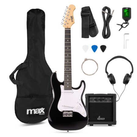 MAX GigKit Junior 3/4 - Elektrische kindergitaar - Complete starterset | MAX