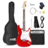 MAX GigKit elektrische gitaar starterset met o.a. 40W versterker - 4/4 | MAX