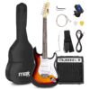 MAX GigKit elektrische gitaar starterset met o.a. 40W versterker - 4/4 | MAX