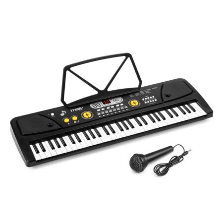 MAX KD61 Keyboard piano - Keyboard voor beginners - Met 61 toetsen en | MAX