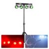 MAX PartyBar11 lichtset - 4x 20W COB Par + statief | MAX