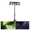 MAX PartyBar4 met RGBW LEDs 3x 3W incl. statief en remote | MAX