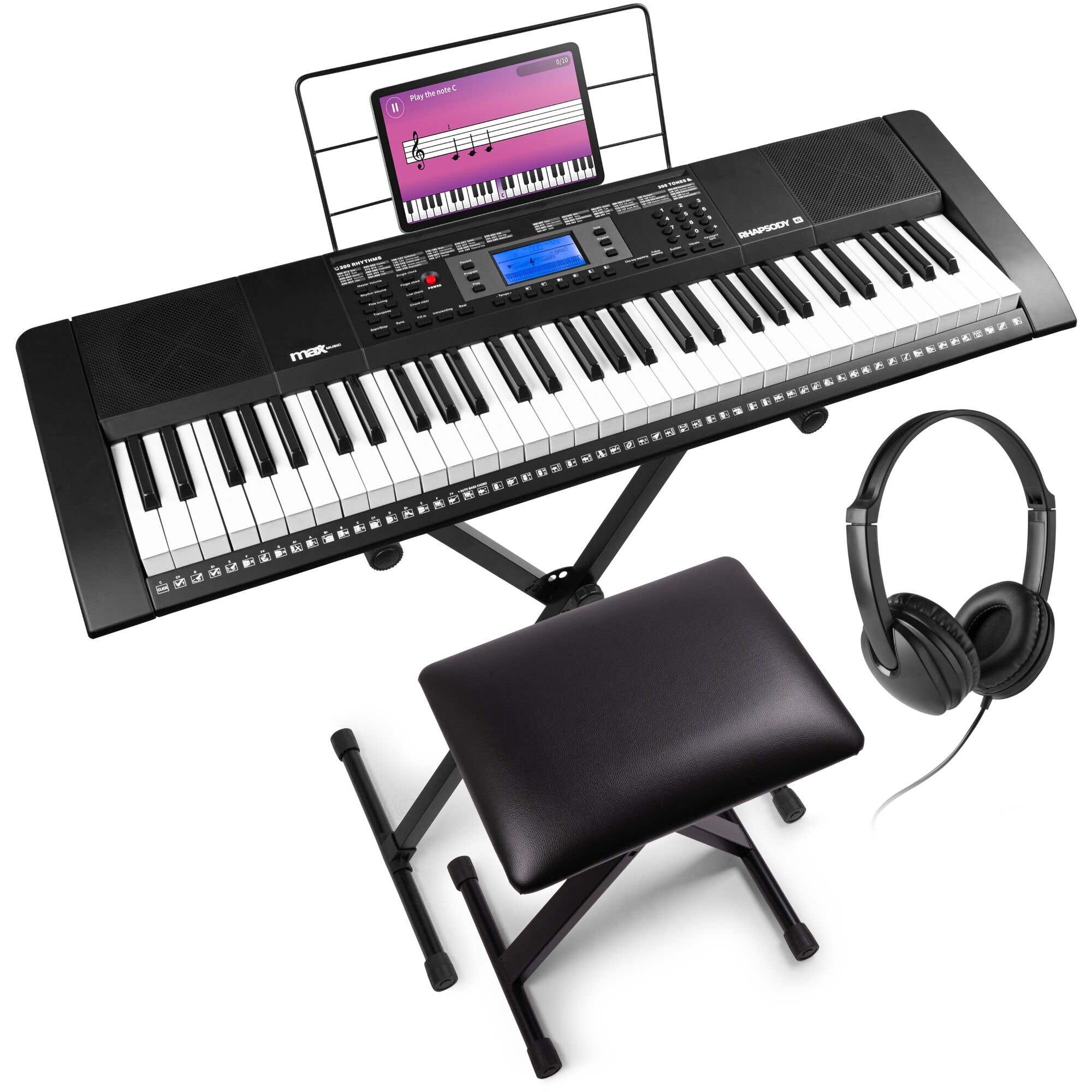 MAX Rhapsody61M Complete luxe keyboard set met 61 aanslaggevoelige | MAX