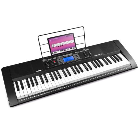 MAX Rhapsody61M keyboard piano met 61 aanslaggevoelige toetsen - Met | MAX