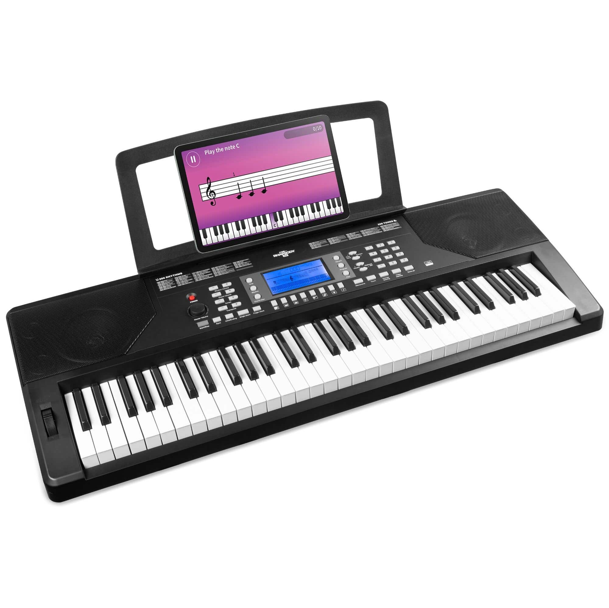 MAX Rhapsody61P keyboard pro met 61 aanslaggevoelige toetsen - Met | MAX