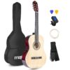 MAX SoloArt klassieke akoestische gitaar (39") - 4/4 - Starterset - | MAX