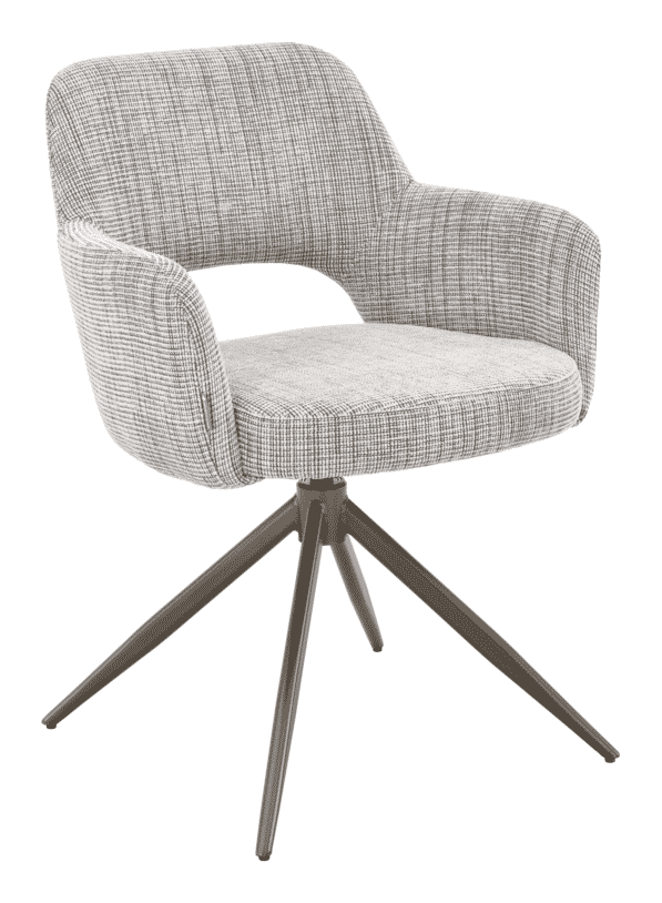 MUST Living Draaibare Eetkamerstoel DiCaprio Donna-stof - Beige | MUST Living
